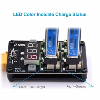 BETAFPV 1S Lipo charging board ( (MCX/PH2.0)