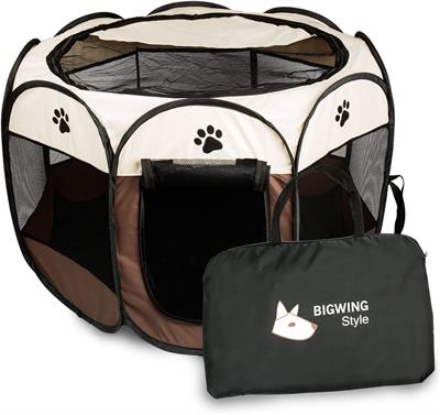 Bigwing Style Animal Playpen Foldable Pet Play Pen