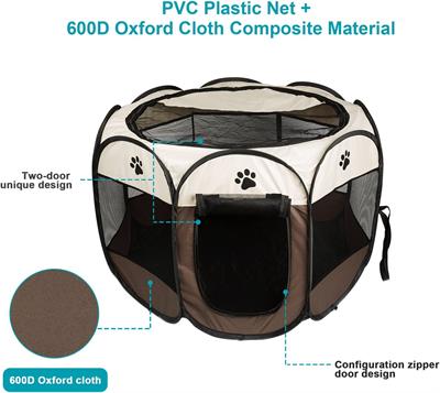 Bigwing Style Animal Playpen Foldable Pet Play Pen
