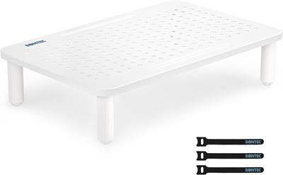 BONTEC Monitor Stand Riser Computer LCD Stand with Mesh Platform for Laptop, Computer, iMac, PC