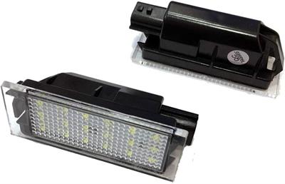 Car LED License Plate Light Number Plate Lamp and Trunk Light (white) 1 Pair