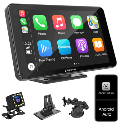 CARPURIDE Car Stereo 7 Inch IPS Touch Screen Multimedia Player