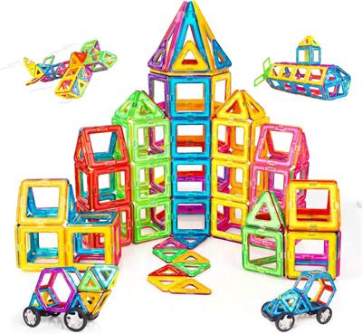 Condis Magnatiles Magnetic Building Blocks Magnet Toys Magnetic Educational Toys 120pcs