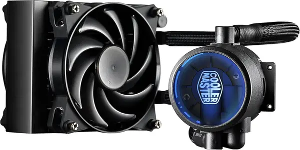 Cooler Master MLY-D12X-A20MB-R1 MasterLiquid Pro 120 CPU Cooler, All-in-One Liquid Cooler with FlowOp Technology