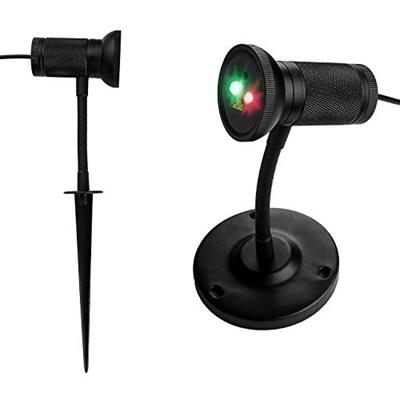 Coosa 2-in-1 Red Green Christmas Outdoor Projector Light with Remote Control