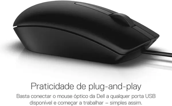 Dell MS116 Scroll Wheel PC Mouse For PC/Mac 2-Way