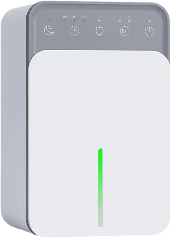 Electric Dehumidifier 1200ml with Sleep Mode, Timer Automatic Shutoff & RGB Colorful Atmosphere Light