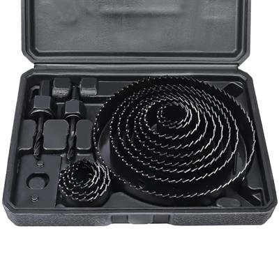 FreeTec 16 Hole Steel Saw Kit Metal Circle Cutter Round Drill Bits Wood Alloy Downlights 19-127mm