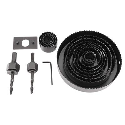 FreeTec 16 Hole Steel Saw Kit Metal Circle Cutter Round Drill Bits Wood Alloy Downlights 19-127mm