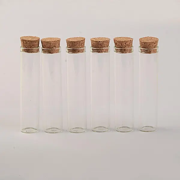 Glass Jars with Corks Wide-Mouth Bottles Jar Storage Bottles for Sand Liquid Food Bottles 50 pcs 13ml