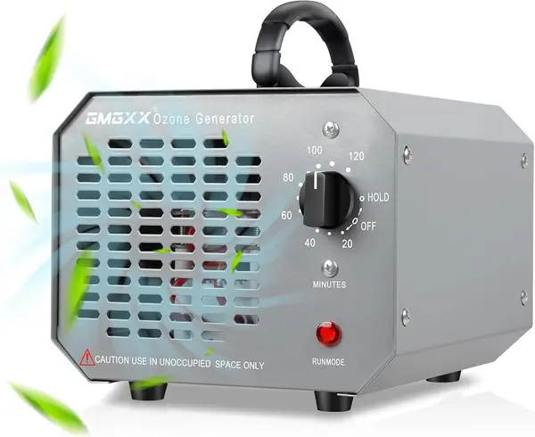 GMGXX Ozone Generator 1000 mg/h ozone air purifier ozone device up to 300 ㎡ 120 minute timer O3 ozonizer for car garage apartment hotel kitchen and pet clean odor/dirt