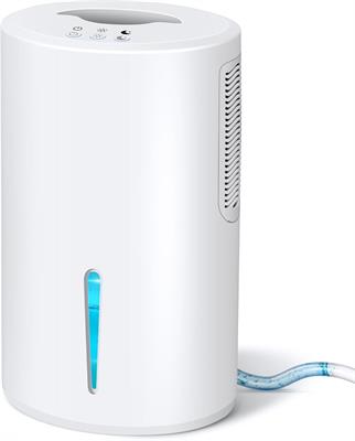 Gocheer Dehumidifiers 1.3L /Day with Drain Hose for 800 sq ft Basement Bedroom Bathroom RV Closet with Auto Shut Off 2000ml