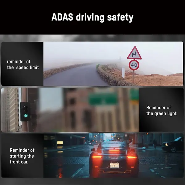 Hikvision C8 4K Dashcam Wifi Wide-angle Lens Built-in Microphone And Speaker GPS G-sensor App Control Voice Recognition Up To 256GB ADAS Features 