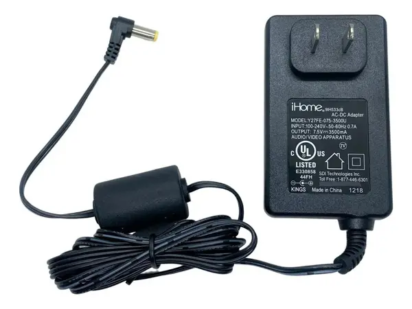 iHome 7.5V 3.5A Adapter Switch Mode Power Supply