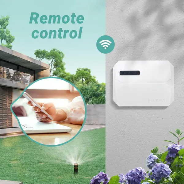 INKBIRD Sprinkler Controller 6 Zones Smart Irrigation Controller with Wi-Fi IIC-600-WIFI