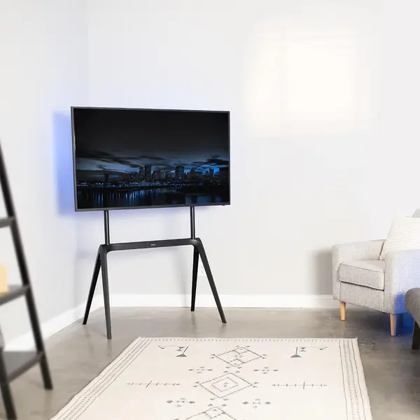 iSmartHome Easel Studio Stylish TV Stand 65 to 86 inch LED LCD Screen Adjustable TV Mount