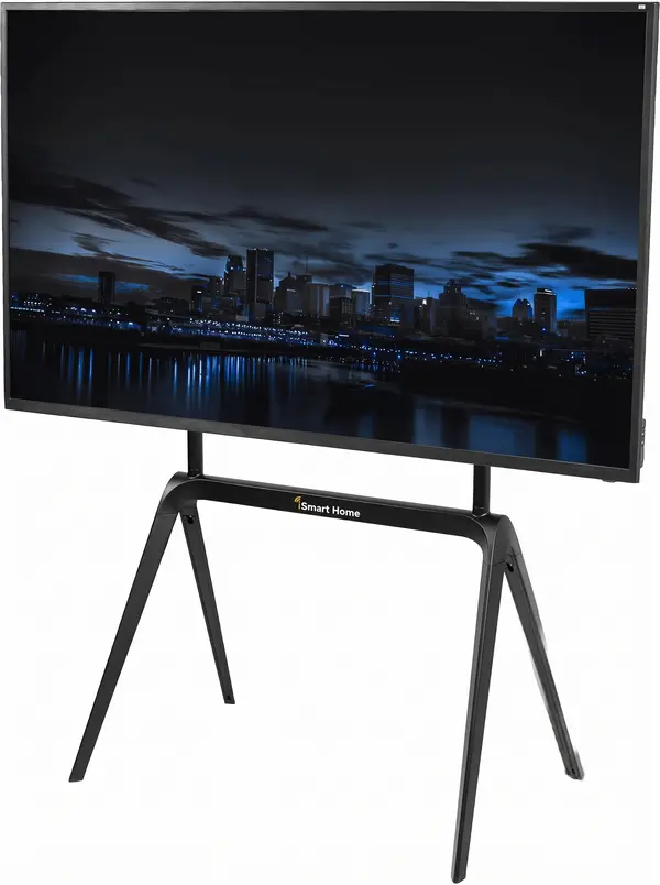 iSmartHome Easel Studio Stylish TV Stand 65 to 86 inch LED LCD Screen Adjustable TV Mount