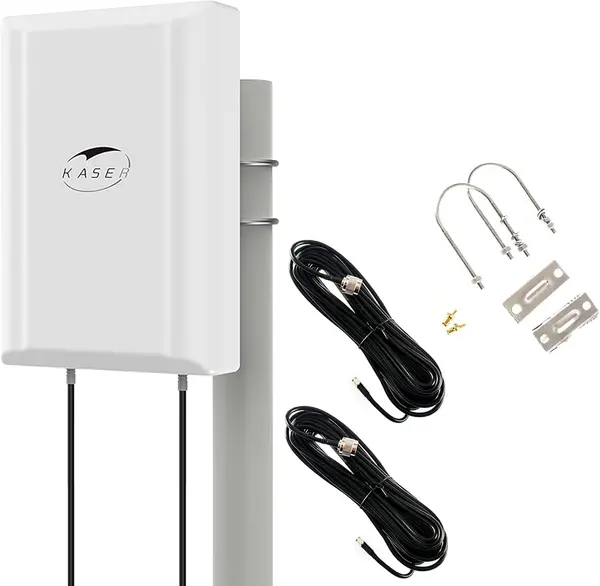 KASER 4G LTE 5G Antenna Outdoor Mimo Directional Antenna 698-2700 | 3300-3800 MHz Up to 12dBi Gain
