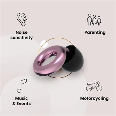 Loop Experience High Fidelity Ear Plugs Noise Reduction Earplug Silicone Ear Tips 18dB Noise Cancelling