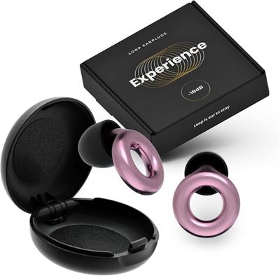 Loop Experience High Fidelity Ear Plugs Noise Reduction Earplug Silicone Ear Tips 18dB Noise Cancelling