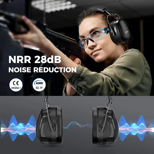 MPOW Earmuff Noise Reduction Safety Ear Muff with a Carrying Bag