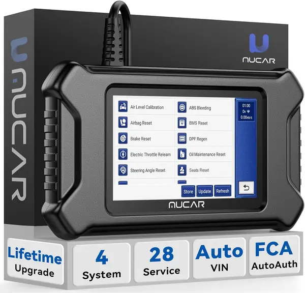 MUCAR OBD2 Scanner Diagnostic Tool CS90 with 28+ Reset Service, Engine Powertrain Car Scanner, ABS Code Reader, SRS Scan Tool