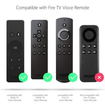 Myriann Universal Remote Controller Back-Panel Attachment for Amazon Fire TV Streaming Player