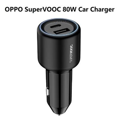  OPPO Car Charger 80W SUPERVOOC Lighter Socket Charger 