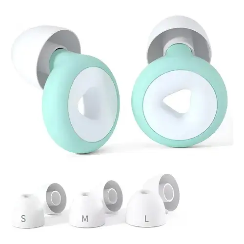 Ear Plugs for Sleeping High Fidelity Reusable and Washable Hearing Protection Noise Cancelling Earplugs Sleep, Music, Work, Concerts, Parties, 33dB