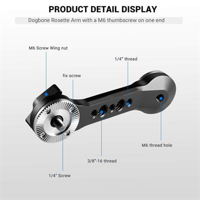 Smallrig Dogbone Arri Rosette Arm 1684