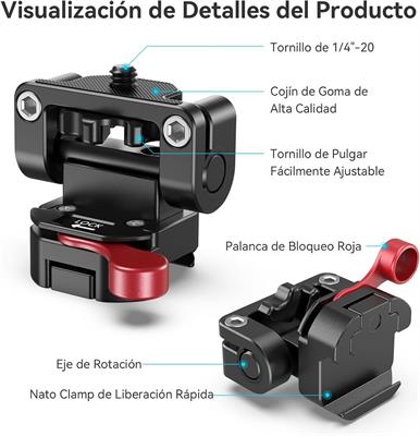 SMALLRIG Field Monitor Holder Mount with Quick Release NATO Clamp - 2100