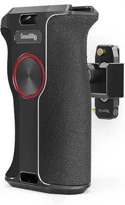 SMALLRIG NATO Handle, Quick Release Grip, Rotating Push Button Side Handgrip for DLSR Camera Cage Kit, with Integrated NATO Rail (Left Side) - 3260