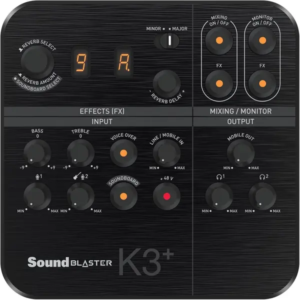Creative Sound Blaster K3+ USB Powered 2 Channel Digital Mixer AMP/DAC/