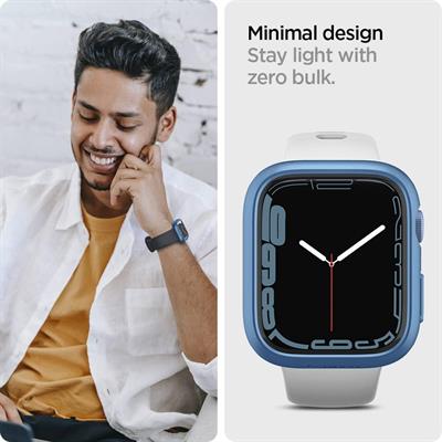 SPIGEN Thin Fit Case Designed for Apple Watch Series 9/8/7 (45mm) Exact Fit Ultra Slim Hard Cover