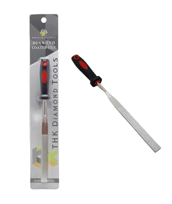 THK Diamond Tools Diamond coated FLAT file ( 7" inch )
