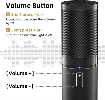TONOR USB Condenser Microphone Recording for Desktop and Laptop MAC Windows Cardioid Microphone for Recording Studio Conversation YouTube Voice Over