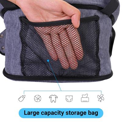 Toogel Portable Feeding Seat Baby High Chair Folding Height Adjustable Toddler Highchair