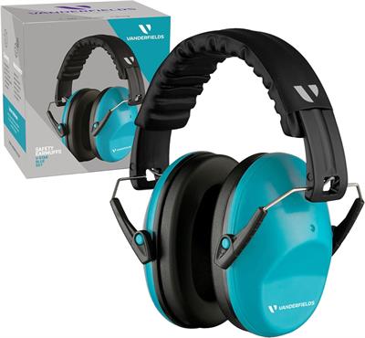 Vanderfields Kids Earmuffs Noise Cancelling Headphones for Kids Age 3-16 Year Old - 26dB SNR