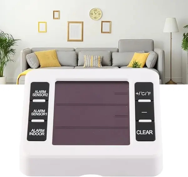 Wireless Thermometer Humidity Dual Sensor Temperature Monitor