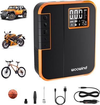 Woowind Tire Inflator Portable Tyre Air Compressor 150PSI 