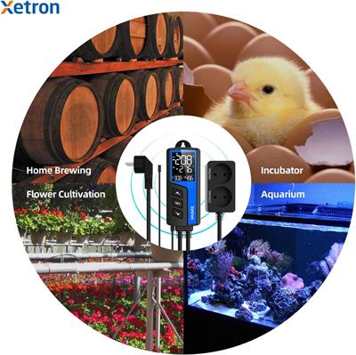 Xetron Smart Temperature Controller 230 V with Sensor for Fan Heater STC1000PRO
