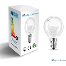 AcornSolution 40W 240V Classic Mini Globes Clear Round Light Bulbs E14 Small Screw Golf Ball Incandescent Lamps(10 Pack)