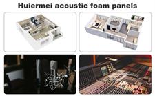 Acoustic Foam Panels Fireproof Sound Absorbing Panels Studio Foam Wedges for Walls 2" X 12" X 12" 12 Pack Black