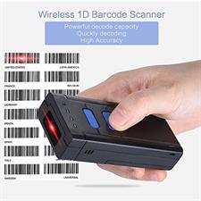 Aibecy Portable Bluetooth Wireless 1D Barcode Bar Code Scanner Reader Support for Windows IOS Android OS
