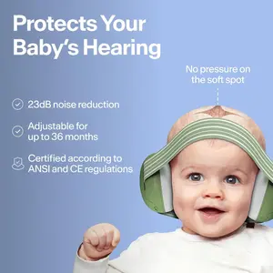 Alpine Muffy Baby Earmuffs Ear Protection Noise Cancelling Headphone up to 36 Months Ear Muffs for Hearing Protection