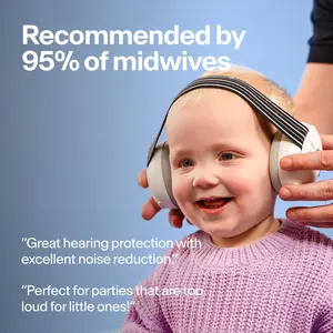 Alpine Muffy Baby Earmuffs Ear Protection Noise Cancelling Headphone up to 36 Months Ear Muffs for Hearing Protection