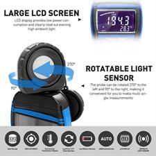 AOPUTTRIVER Digital Light Meter LuxTester up to 400,000Lux AP-8801B