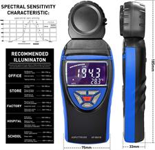 AOPUTTRIVER Digital Light Meter LuxTester up to 400,000Lux AP-8801B