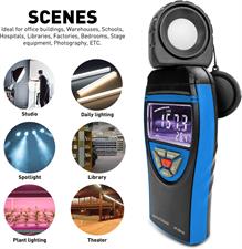 AOPUTTRIVER Digital Light Meter LuxTester up to 400,000Lux AP-8801B