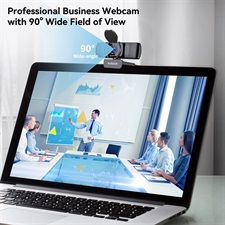 Ausdom aw930 pro autofocus hdr 2k webcam 100 ° de grande angular tipo c